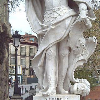 Statue of Ramiro I of Asturias, Madrid