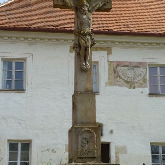 Kamenný kříž v Kurdějově