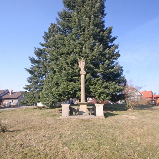 Francis Xavier column in Chlum