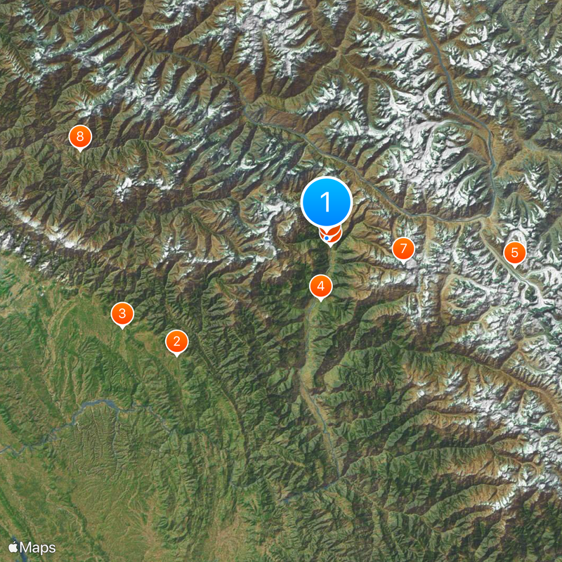 Hidimba Devi Temple, Dhungri Manali Mapa