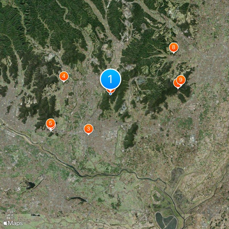 Karasawa Castle Mapa