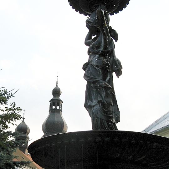 Kašna s plastikou Hygie