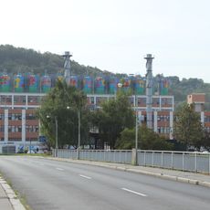 Bridge of Svatoplukova street in Napajedla