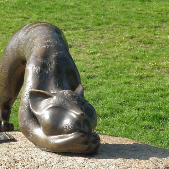 Rzeźba Kota Niezależnego Cyryla w Warszawie