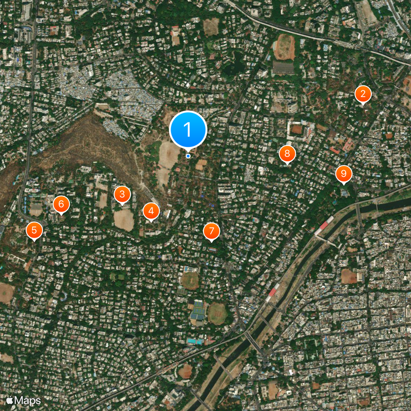Fergusson College Map