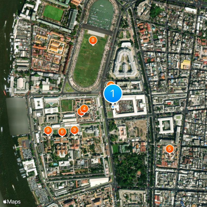 Ministry of Defence of Thailand Map