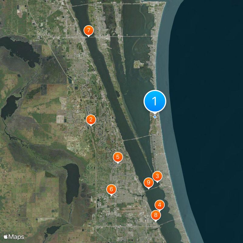 Patrick Space Force Base Mapa