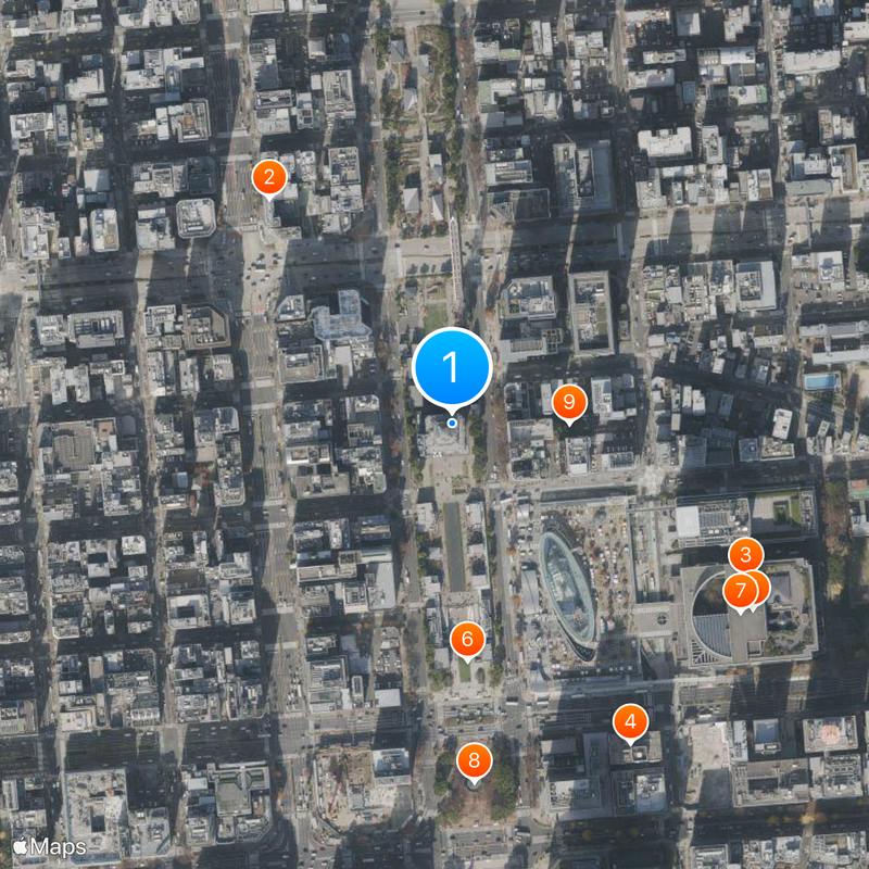 Tour de télévision de Nagoya Carte