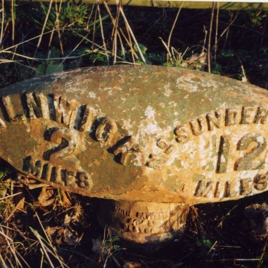 Milepost 380 Metres North Of Denwick Bridge End