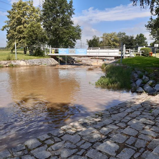 Lávka přes slalomový kanál České Vrbné