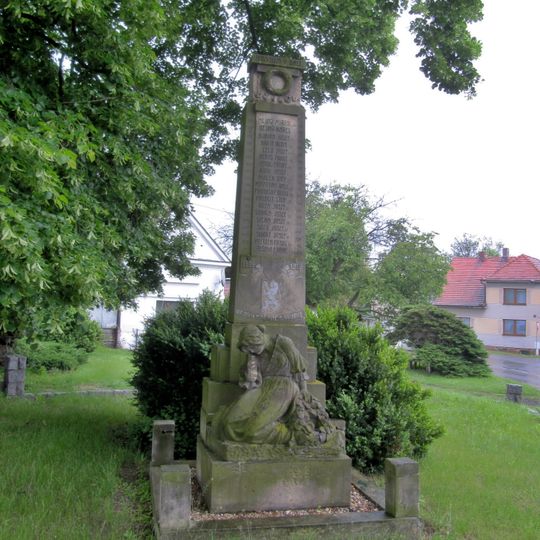 World War I memorial in Benátecká Vrutice