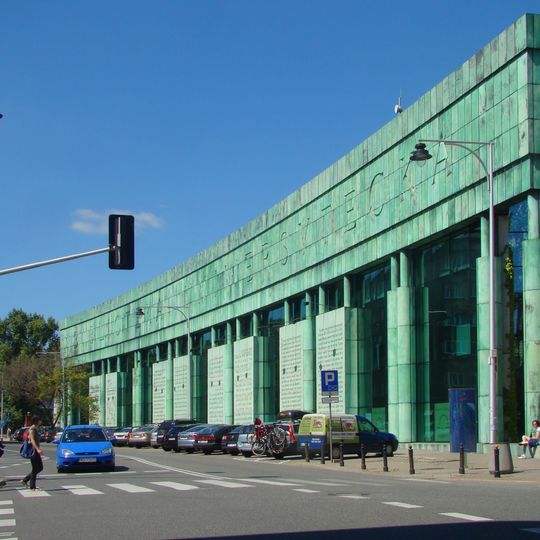 Building of the University Library in Warsaw
