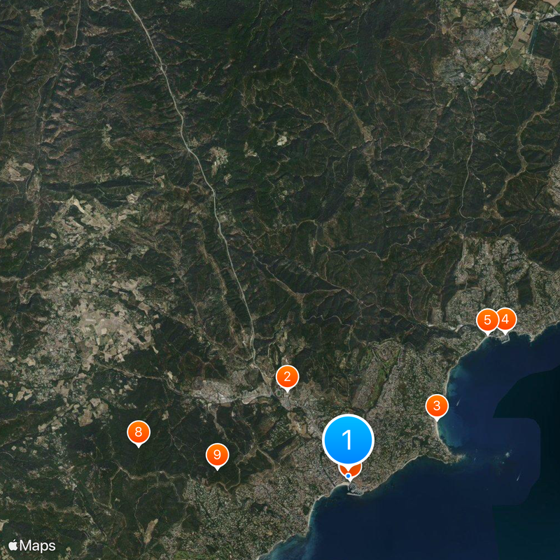 Sainte-Maxime Map