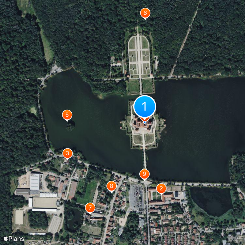 Château de Moritzburg Carte