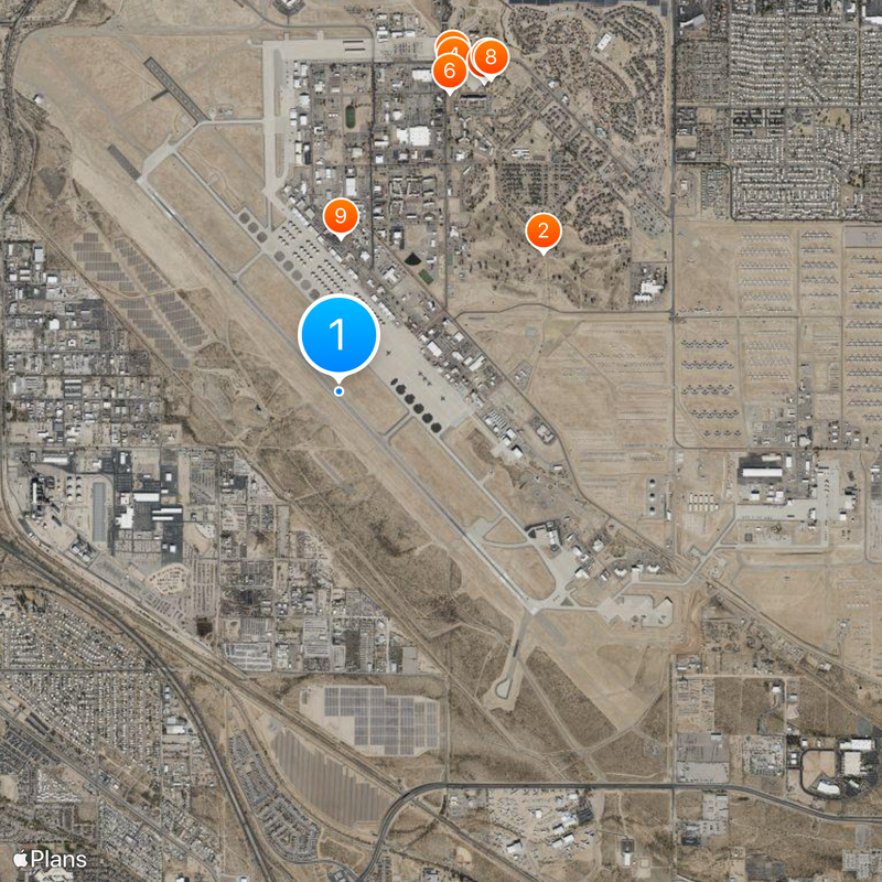 Davis–Monthan Air Force Base Map