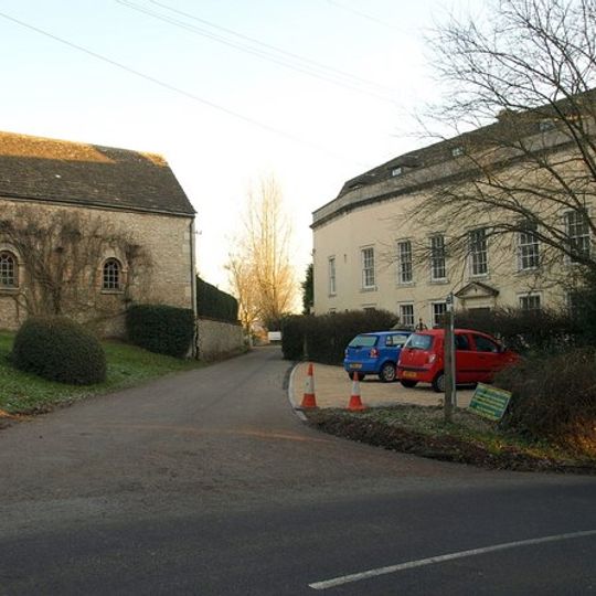 The Mount House,with railings gates and gate piers on north side