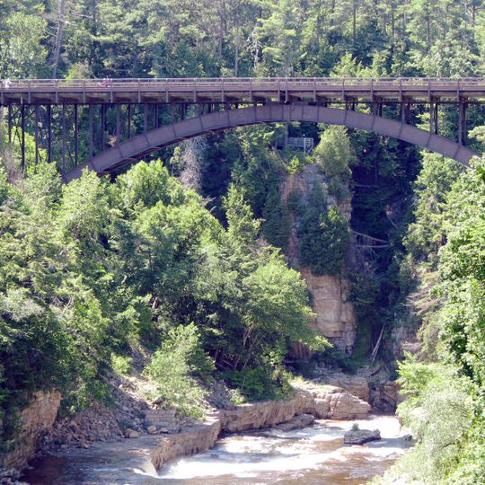 AuSable Chasm Bridge