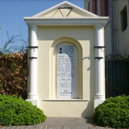 Monument aux morts du quartier Saint-Isidore