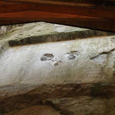 Pamětní deska v Třemešku na skále u hřiště