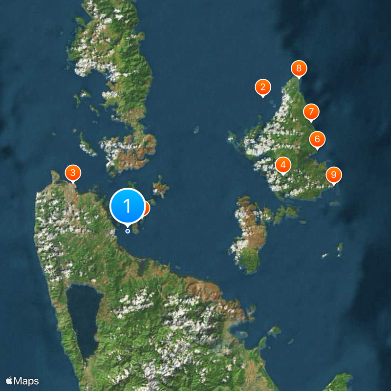 Surigao del Norte Karte