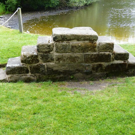 Mounting Block On South Edge Of Lake To North Of Riddlesden Hall
