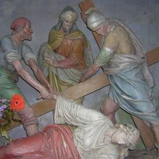 Kaplica IX (Pan Jezus upada pod Krzyżem po raz trzeci) w Głotowie