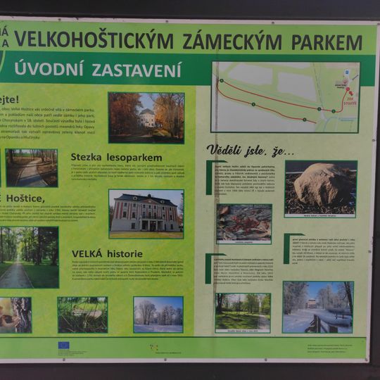 Náučný chodník Velkohoštickým zámeckým parkem