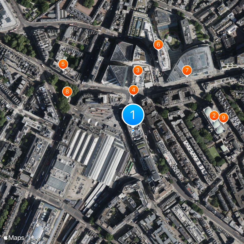 Apollo Victoria Theatre Map