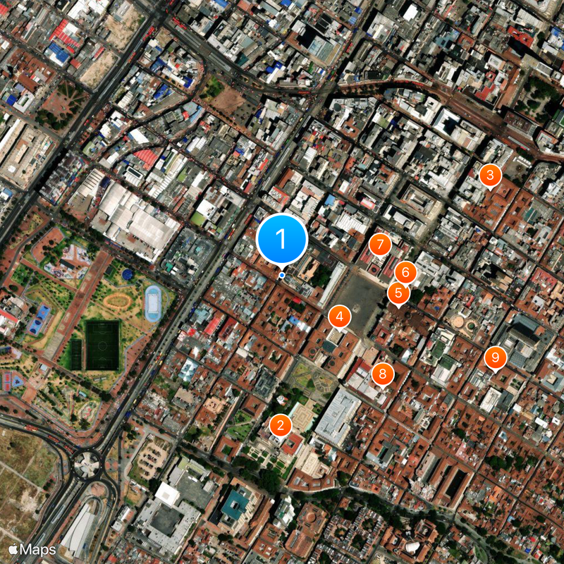 Ministry of Finance and Public Credit Map
