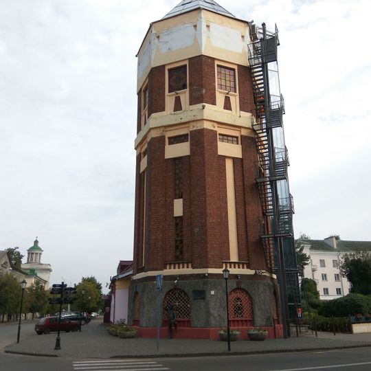 Water tower in Babrujsk