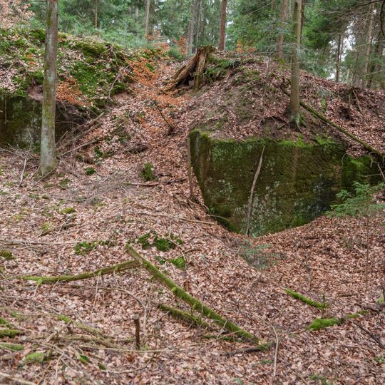 Ehemaliger Steinbruch östlich von Fischbach b. Nürnberg