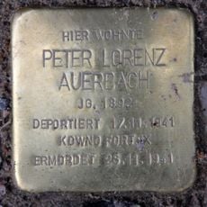 Stolperstein für Peter Lorenz Auerbach
