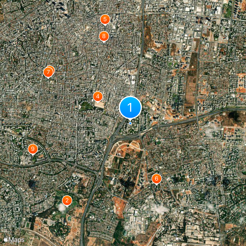 Bar-Ilan University Map