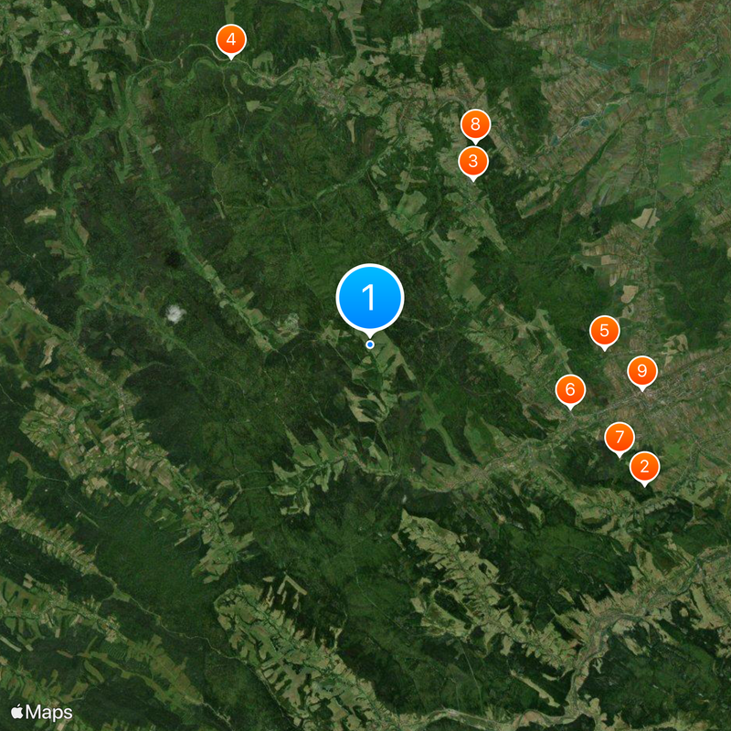 Arłamów Map