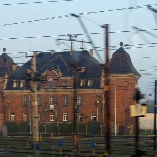 Budynek administracyjny lokomotywowni Szczęśliwice