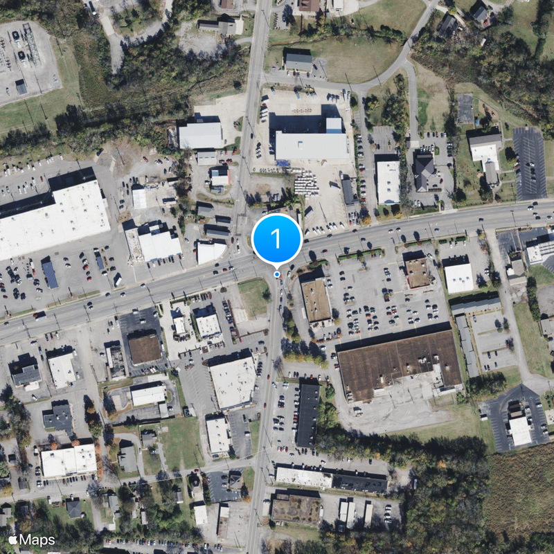 Hendersonville Map