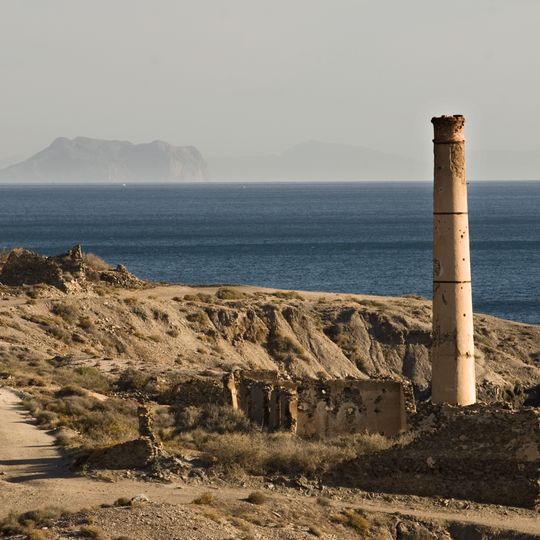 Paisaje minero de sierra Almagrera