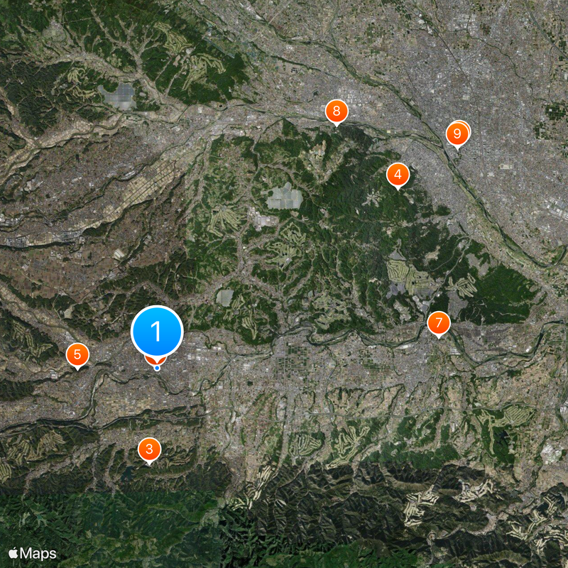 The Tomioka Silk Mill and Related Industrial Heritage Mapa