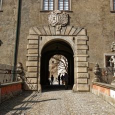 Most přes medvědí příkop v Českém Krumlově