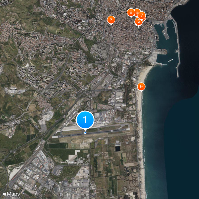 Aéroport de Catane-Fontanarossa Carte