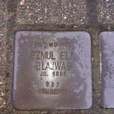 Stolperstein dedicated to Szmul Ela Blajwas