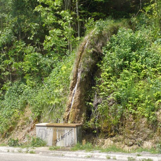 Quellgebiet mit Kalktuff-Ablagerung