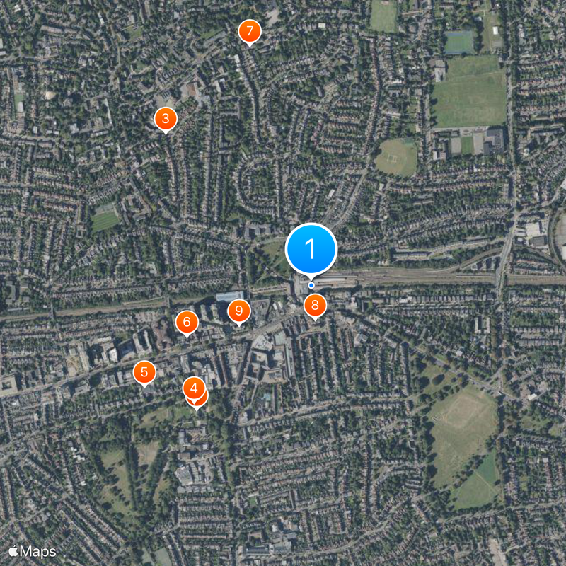 Ealing Broadway station Map