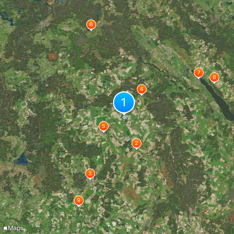 Belarusian nuclear power plant Map