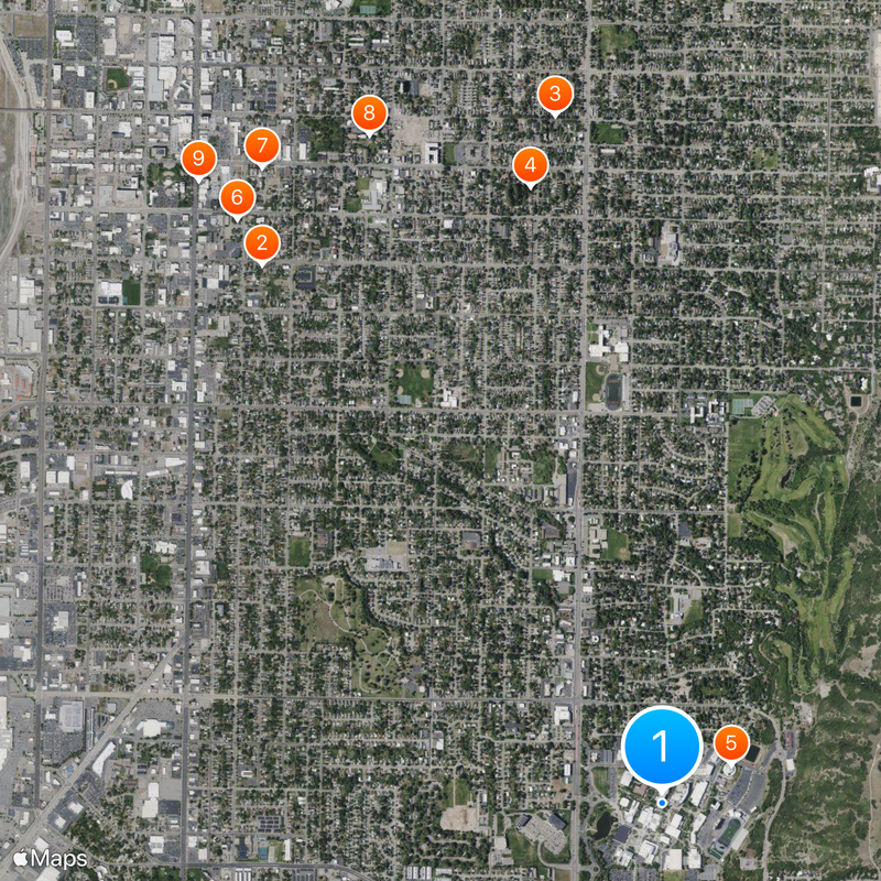 Weber State University Map