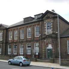 Railway Institute And Forecourt Walls
