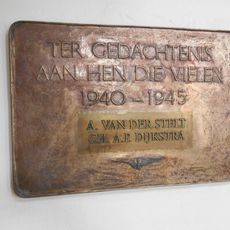 Plaquette in het NS-station