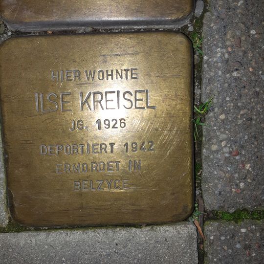Stolperstein dedicated to llse Kreisel