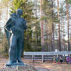 Памятное место - рубеж обороны 2-го Приморского полка Фрунзенской дивизии народного ополчения г.Ленинграда в июле-сентябре 1941 г. (Сяндеба)