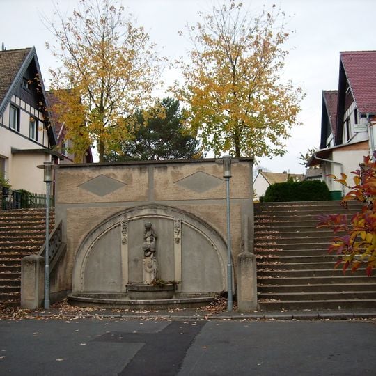 Wandbrunnen und Treppenanlage Jungfernstiege
